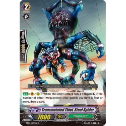 Vanguard_TCG_card_EB03_027EN_Transmutated_Thief_Steal_Spider_Cavalry_of_Black_Steel_