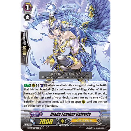 Vanguard_TCG_card_EB03_034EN_Blade_Feather_Valkyrie_Cavalry_of_Black_Steel_