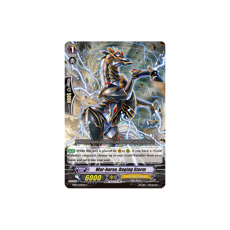 Vanguard_TCG_card_EB03_035EN_War-horse_Raging_Storm_Cavalry_of_Black_Steel_