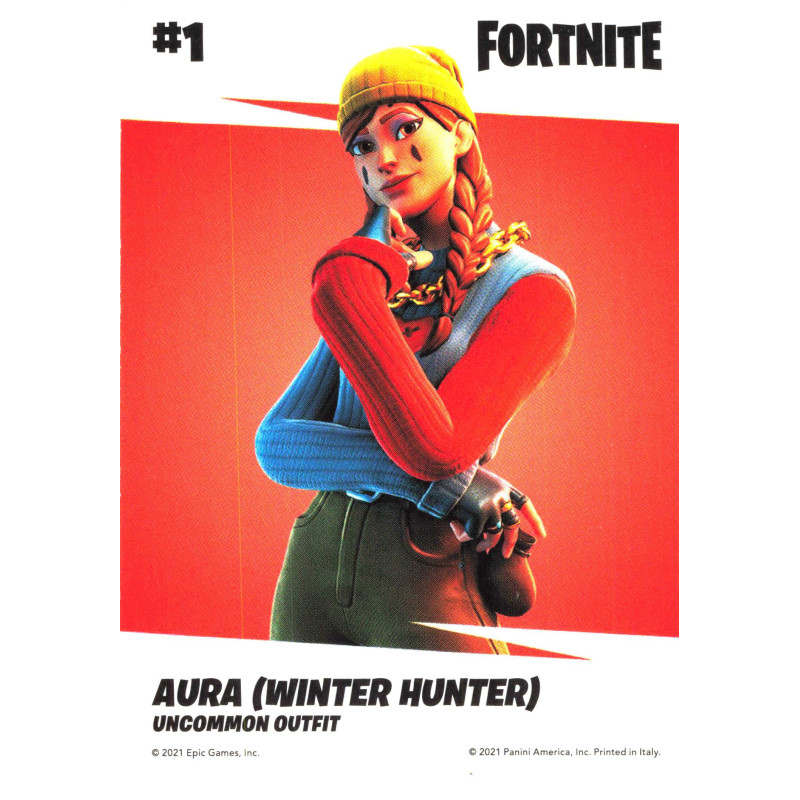 panini-tcg-carte-n-1-001-aura-winter-hunter-uncommon-outfit-fornite-serie-3
