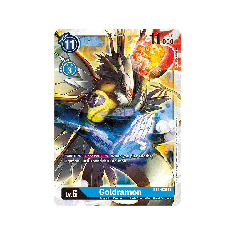 Digimon_TCG_BT3-029_Goldramon_Uncommon_Union_Impact_Card_Game