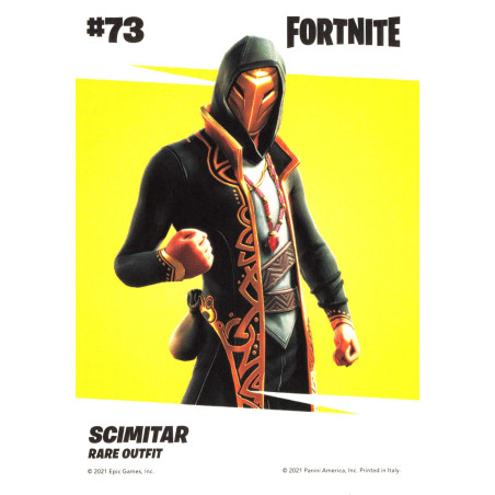 panini-tcg-carte-n-73-073-scimitar-rare-outfit-fornite-serie-3