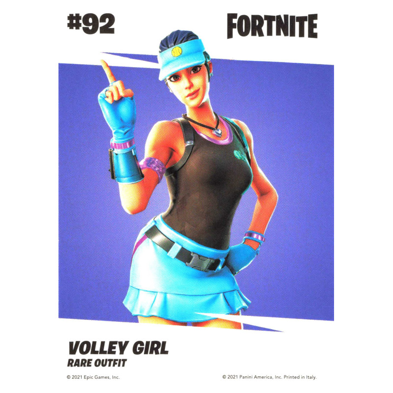 panini-tcg-carte-n-92-092-volley-girl-rare-outfit-fornite-serie-3
