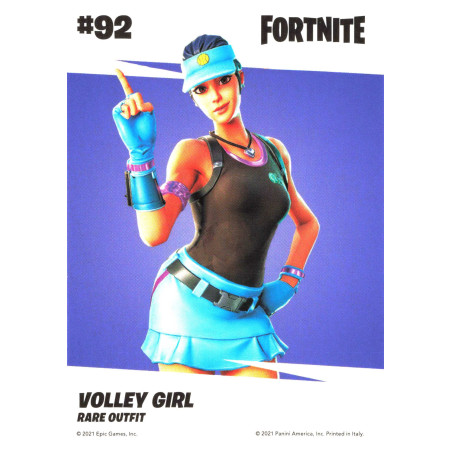 panini-tcg-carte-n-92-092-volley-girl-rare-outfit-fornite-serie-3