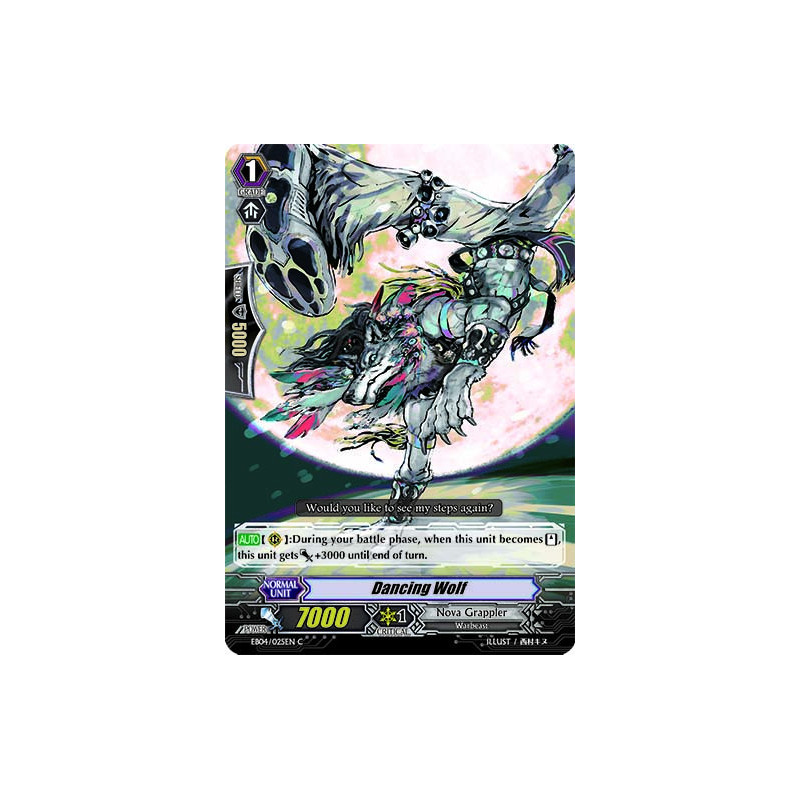 Vanguard_TCG_card_EB04_025EN_Dancing_Wolf_Waltz_of_the_Goddess