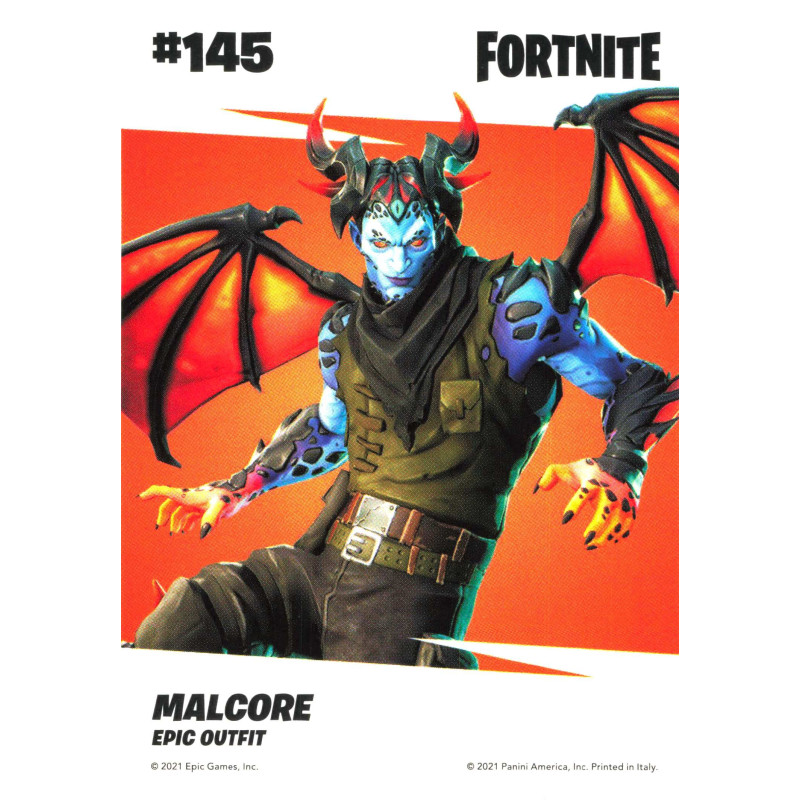 panini-tcg-carte-n-145-145-malcore-epic-outfit-fornite-serie-3