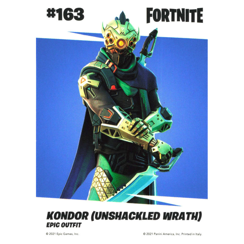 panini-tcg-carte-n-163-163-kondor-unshackled-wrath-epic-outfit-fornite-serie-3