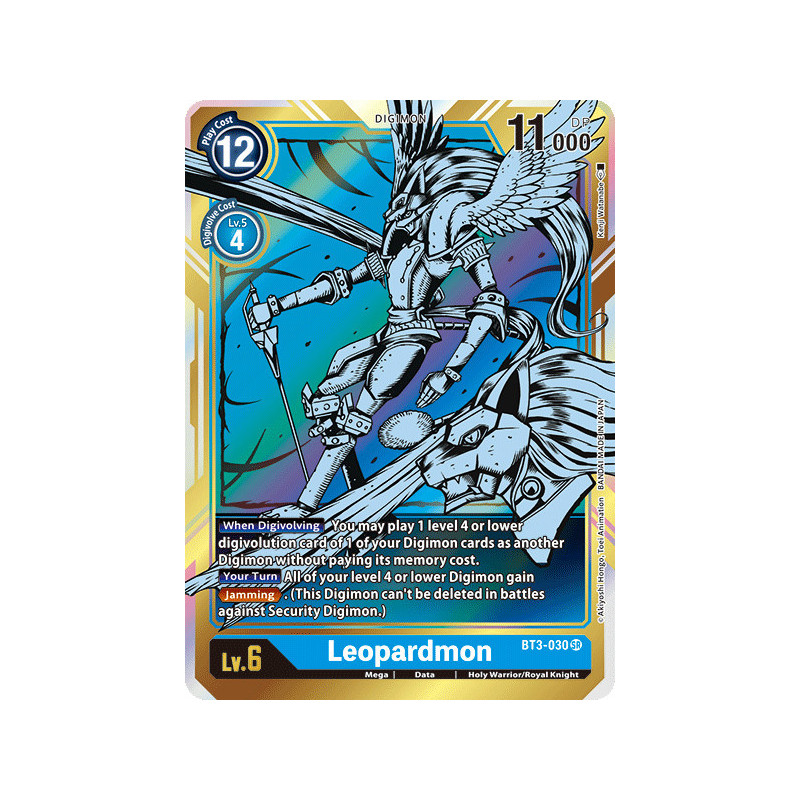 Digimon_TCG_BT3-030_AA_Leopardmon_Alternative_Art_Union_Impact_Card_Game