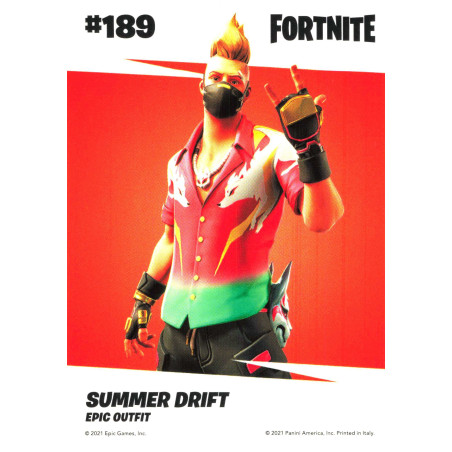 panini-tcg-carte-n-189-189-summer-drift-epic-outfit-fornite-serie-3