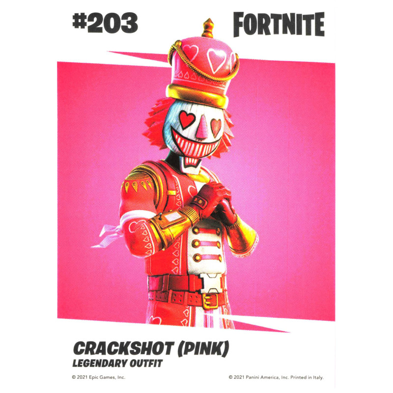 panini-tcg-carte-n-203-203-crackshot-pink-legendary-outfit-fornite-serie-3