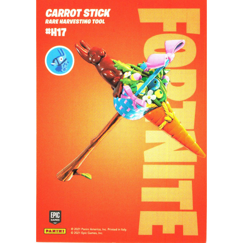 panini-tcg-h17-017-carrot-stick-rare-harvesting-tool-fornite-serie-3