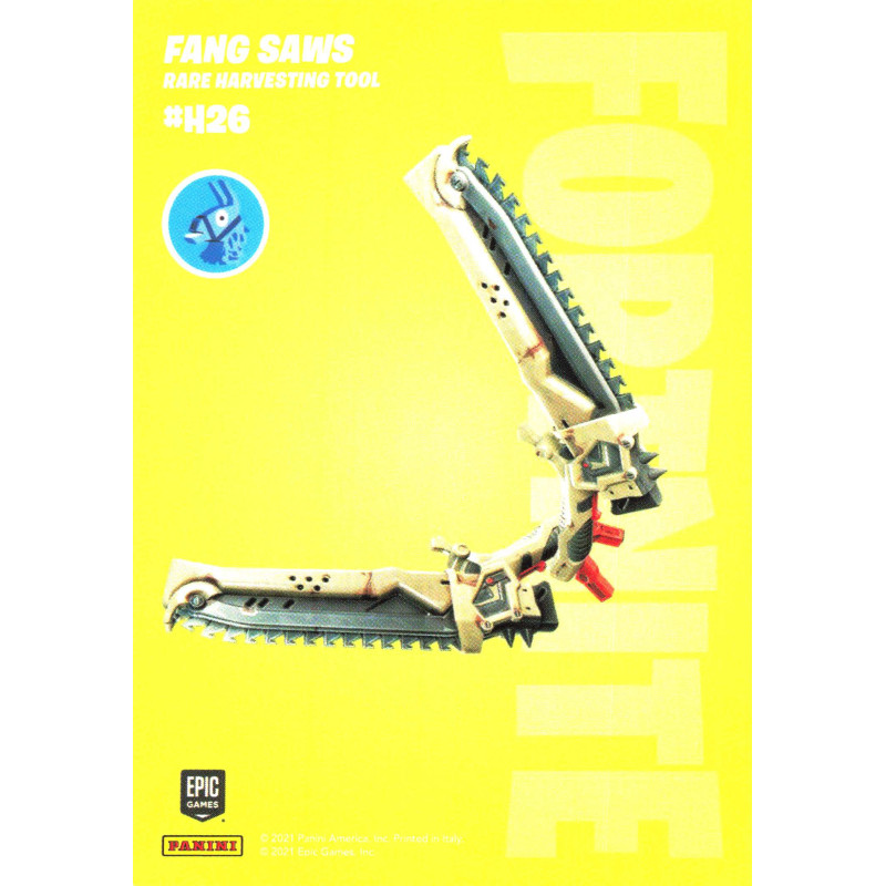 panini-tcg-h26-026-fang-saws-rare-harvesting-tool-fornite-serie-3