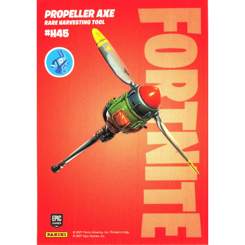 panini-tcg-h45-045-propeller-axe-rare-harvesting-tool-fornite-serie-3