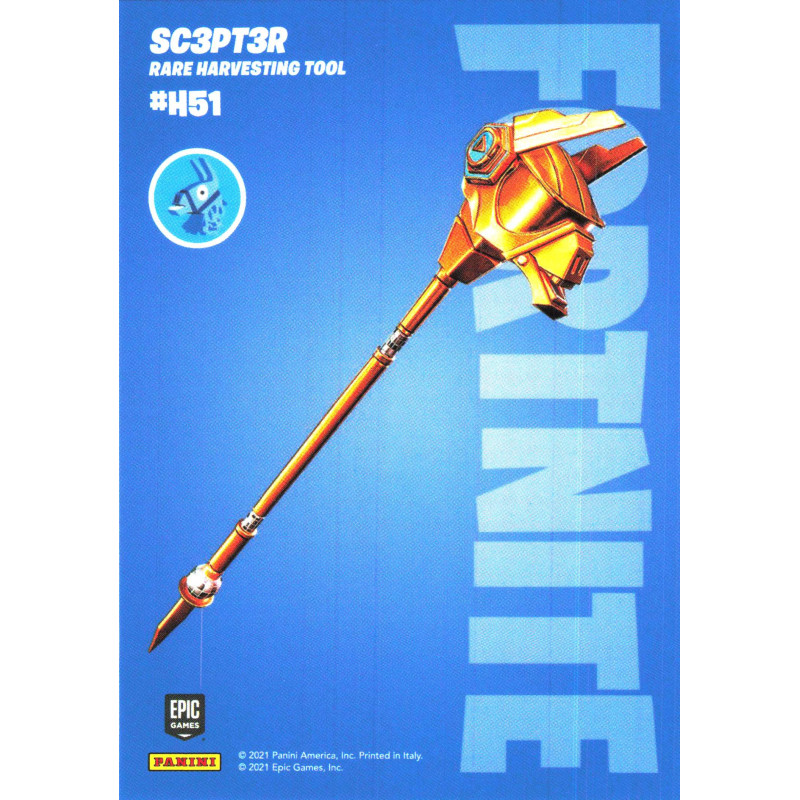 panini-tcg-h51-051-sc3pt3r-rare-harvesting-tool-fornite-serie-3
