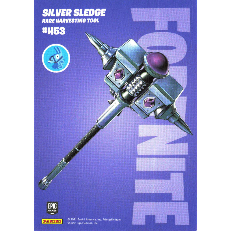 panini-tcg-h53-053-silver-sledge-rare-harvesting-tool-fornite-serie-3