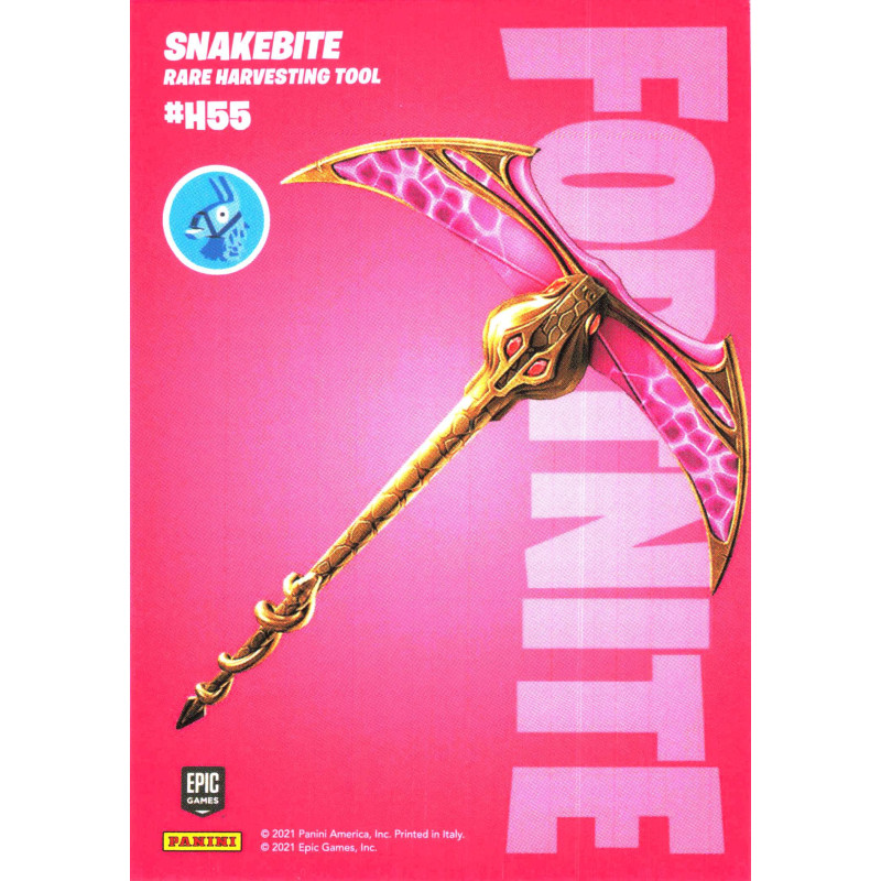 panini-tcg-h55-055-snakebite-rare-harvesting-tool-fornite-serie-3