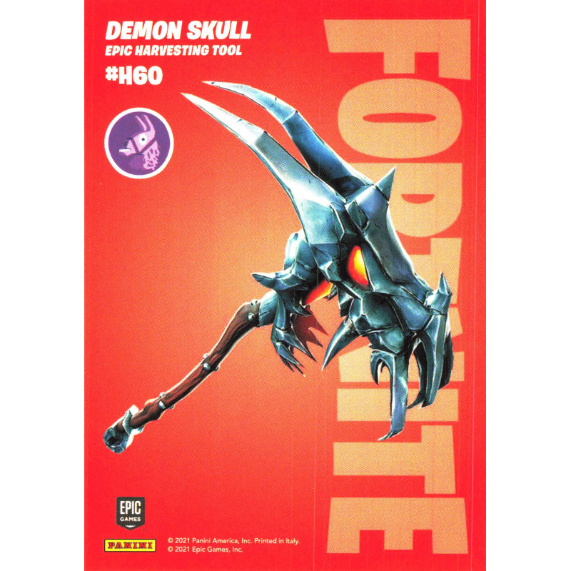 panini-tcg-h60-060-demon-skull-epic-harvesting-tool-fornite-serie-3