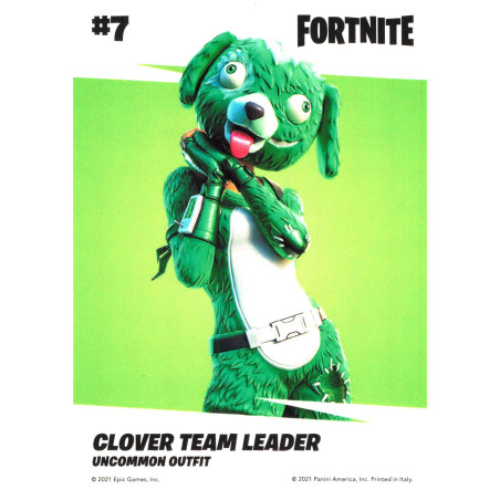 panini-tcg-carte-n-7-007-clover-team-leader-holofoil-parallel-uncommon-outfit-fornite-serie-3