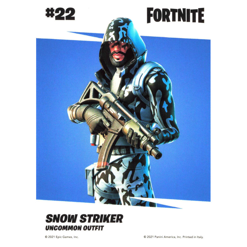 panini-tcg-carte-n-22-022-snow-striker-holofoil-parallel-uncommon-outfit-fornite-serie-3