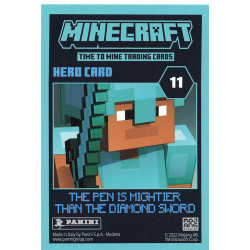 panini-tcg-11-the-pen-is-mightier-than-the-diamond-sword-hero-card-minecraft-2