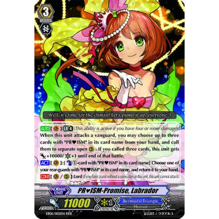 Vanguard_TCG_card_EB06_002EN_PR♥ISM-Promise_Labrador_Dazzling_Divas