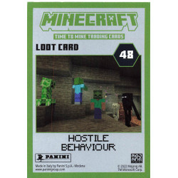 panini-tcg-48-hostile-behaviour-loot-card-minecraft-2