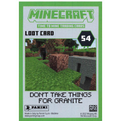 panini-tcg-54-don-t-take-things-for-granite-loot-card-minecraft-2