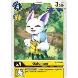 Digimon_TCG_BT3-035_Gatomon_Common_Union_Impact_Card_Game