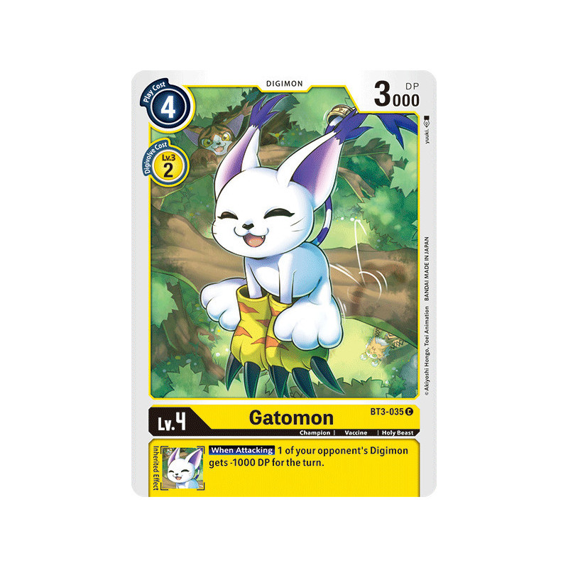 Digimon_TCG_BT3-035_Gatomon_Common_Union_Impact_Card_Game
