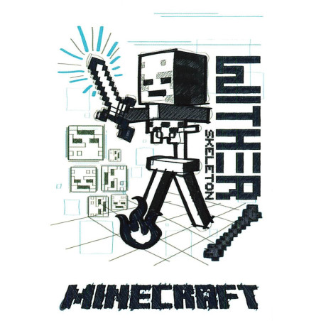 panini-tcg-120-wither-skeleton-minecraft-sketch-card-minecraft-2