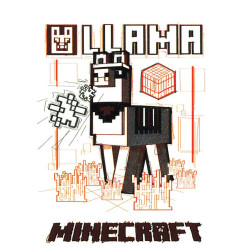 panini-tcg-134-llama-minecraft-sketch-card-minecraft-2