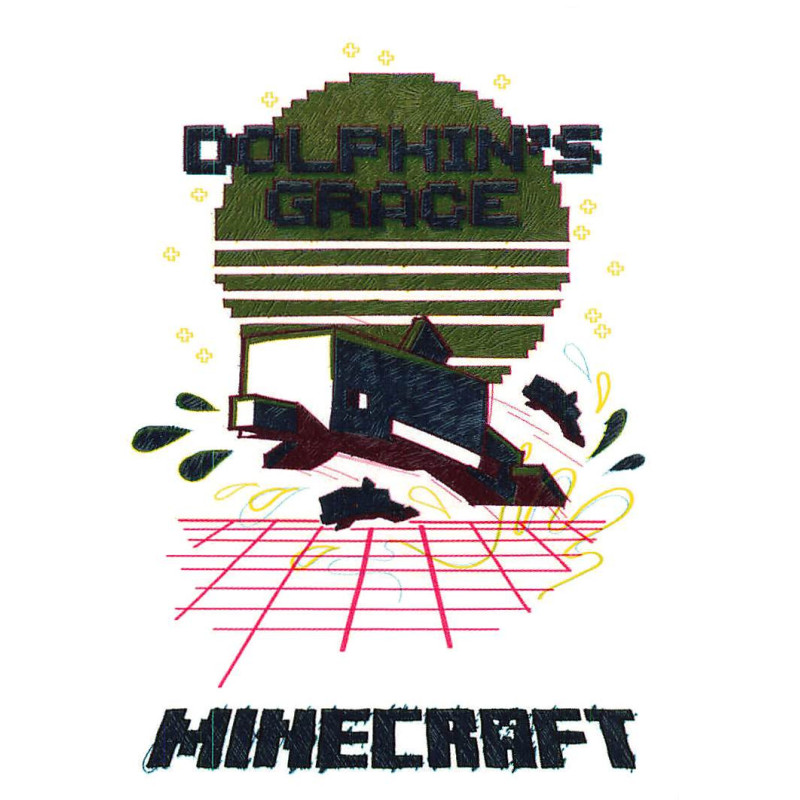 panini-tcg-135-dolphin-s-grace-minecraft-sketch-card-minecraft-2