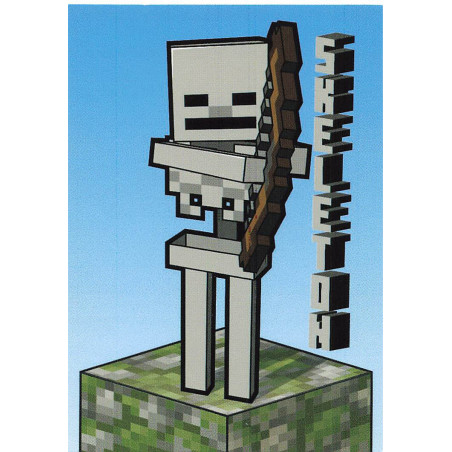 panini-tcg-158-skeleton-block-card-minecraft-2