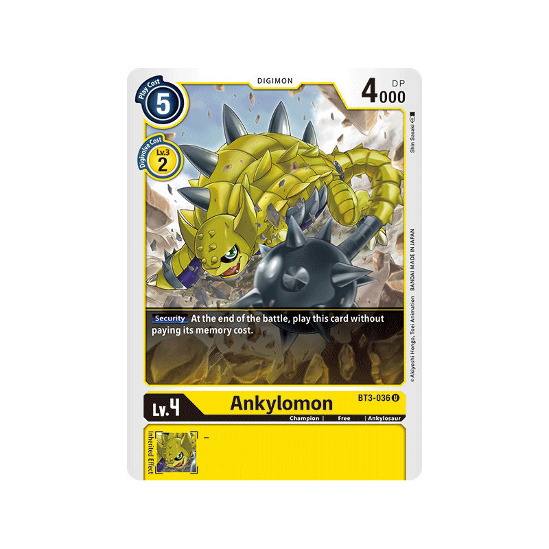 Digimon_TCG_BT3-036_Ankylomon_Uncommon_Union_Impact_Card_Game