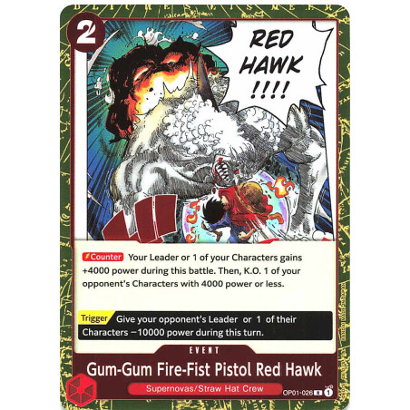 one-piece-tcg-op01-026-gum-gum-fire-fist-pistol-red-hawk-r-romance-dawn