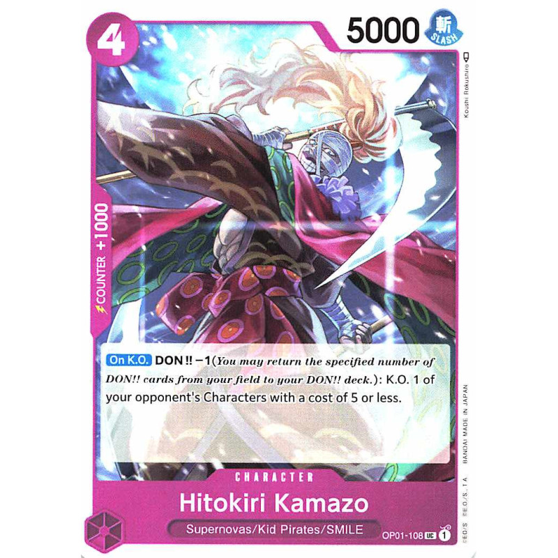 one-piece-tcg-op01-108-hitokiri-kamazo-uc-romance-dawn