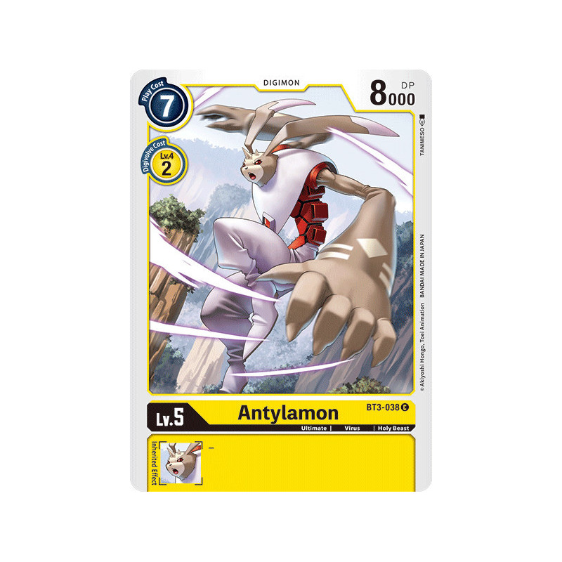Digimon_TCG_BT3-038_Antylamon_Common_Union_Impact_Card_Game