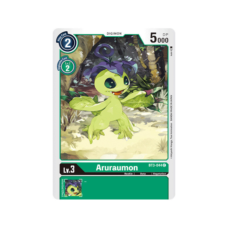 Digimon_TCG_BT3-044_Aruraumon_Common_Union_Impact_Card_Game