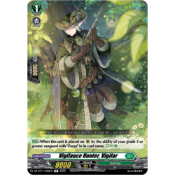 Vanguard_TCG_card_DZ-BT11_060EN_R_Vigilance_Hunter_Vigilar_Symphony_of_Might_Bloom