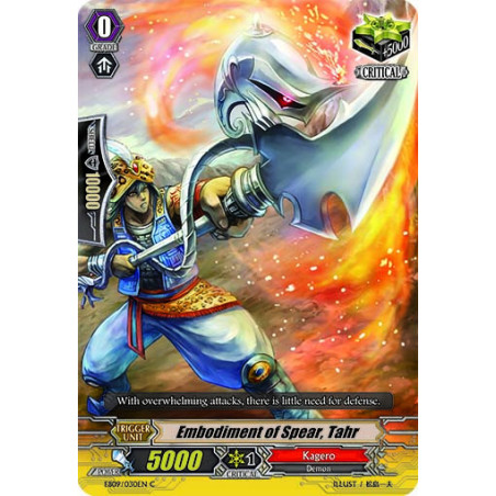 Vanguard_TCG_card_EB09_030EN_Embodiment_of_Spear_Tahr_Divine_Dragon_Progression