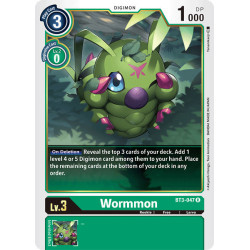 Digimon_TCG_BT3-047_Wormmon_Rare_Union_Impact_Card_Game