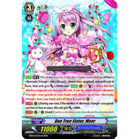Vanguard_TCG_card_EB10_003EN-W_Duo_True_Sister_Meer_Divas_Duet