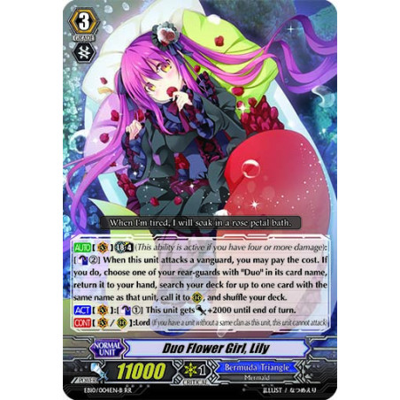 Vanguard_TCG_card_EB10_004EN-B_Duo_Flower_Girl_Lily_Divas_Duet