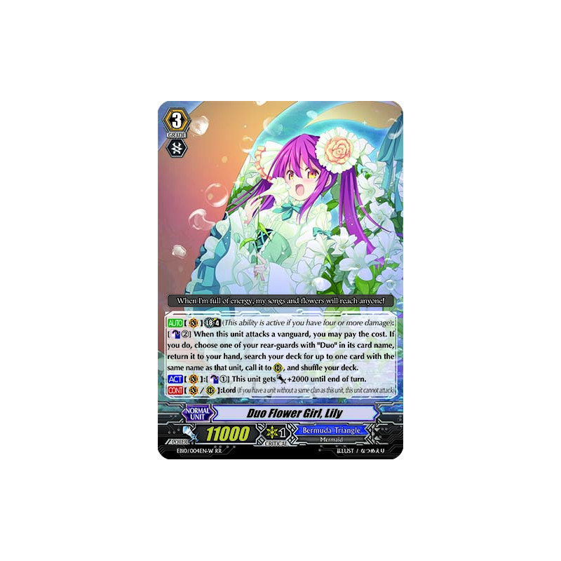 Vanguard_TCG_card_EB10_004EN-W_Duo_Flower_Girl_Lily_Divas_Duet