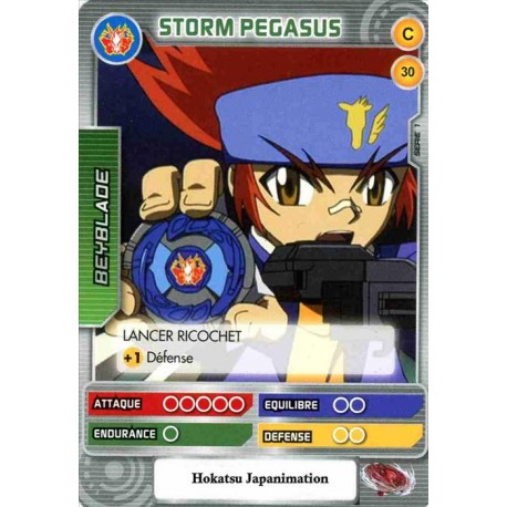 Storm Pegasus Beyblade Cards - Beyblade Cards
