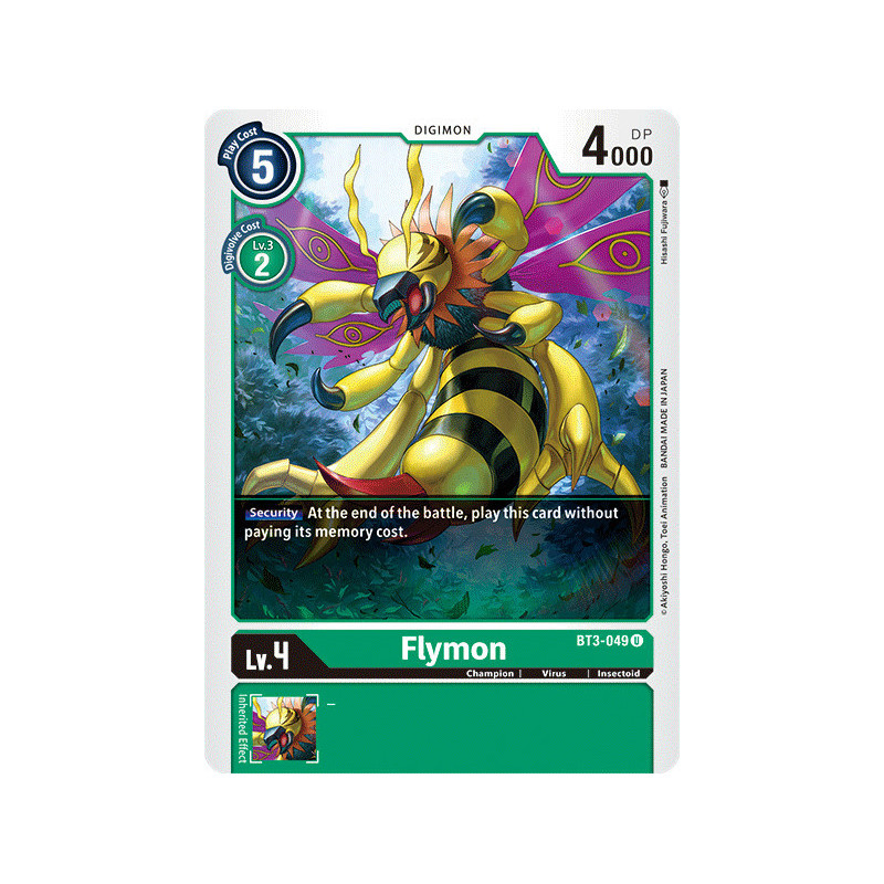 Digimon_TCG_BT3-049_Flymon_Uncommon_Union_Impact_Card_Game
