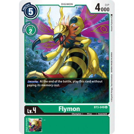 Digimon_TCG_BT3-049_Flymon_Uncommon_Union_Impact_Card_Game