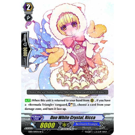 Vanguard_TCG_card_EB10_019EN-W_Duo_White_Crystal_Ricca_Divas_Duet
