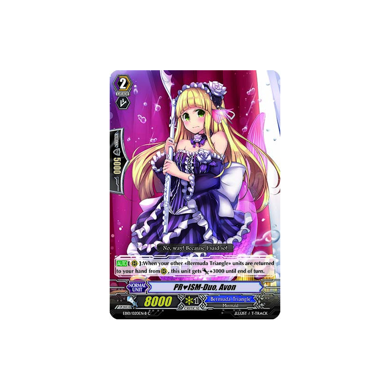 Vanguard_TCG_card_EB10_020EN-B_PR♥ISM-Duo_Avon_Divas_Duet