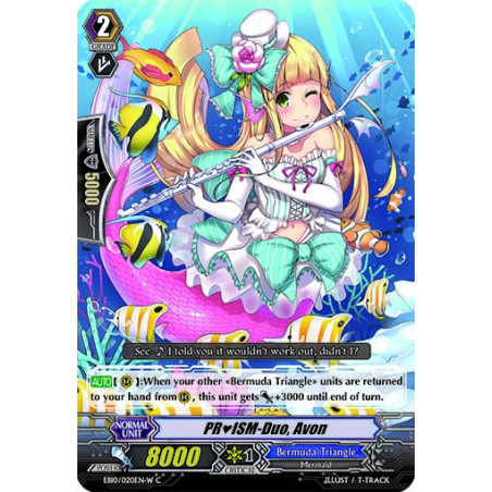 Vanguard_TCG_card_EB10_020EN-W_PR♥ISM-Duo_Avon_Divas_Duet